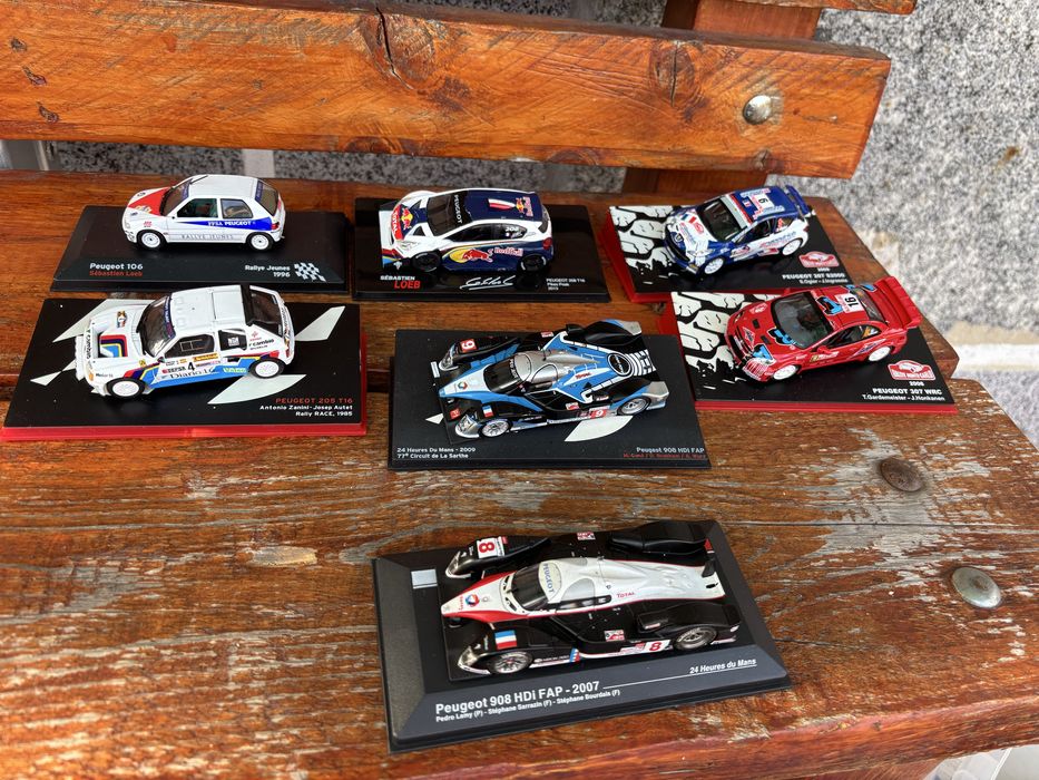 Peugeot miniatura colecionavel