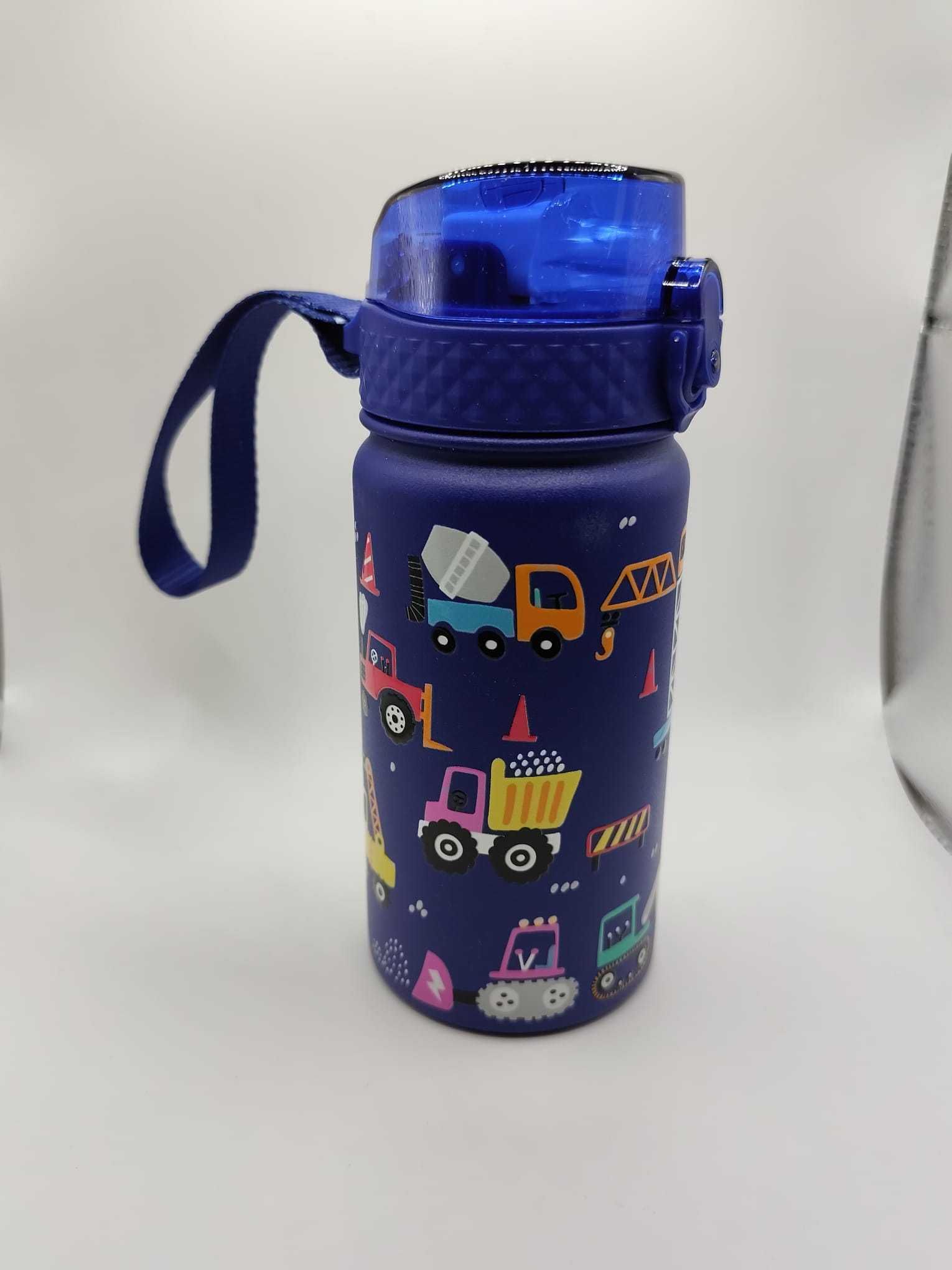 GOPPUS Butelka do picia dla dzieci 400 ml z motywem budowlanym