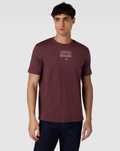 Футболка Armani Exchange S regular колір Vineyard Wine