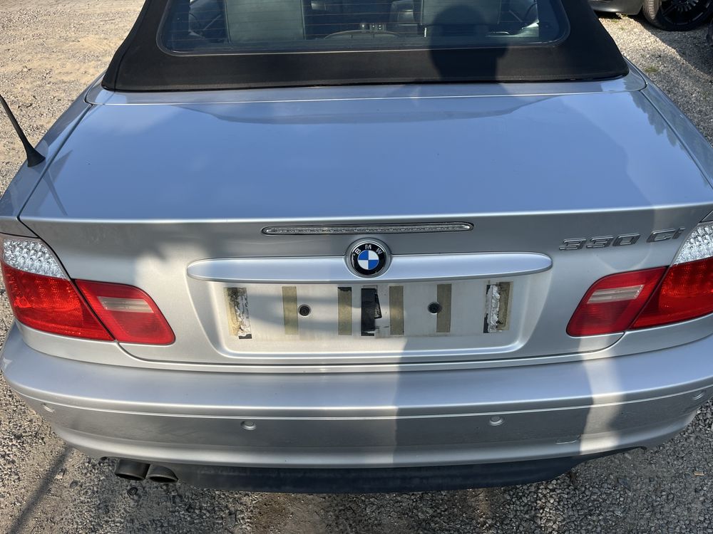 Klapa tyl tylna bmw e46 cabrio titansilber blenda kpl