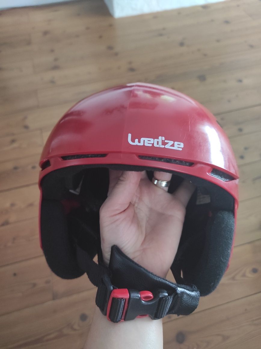 Kask narciarski dziecięcy M 52-55 Wed'ze Decathlon gratis kominiarka