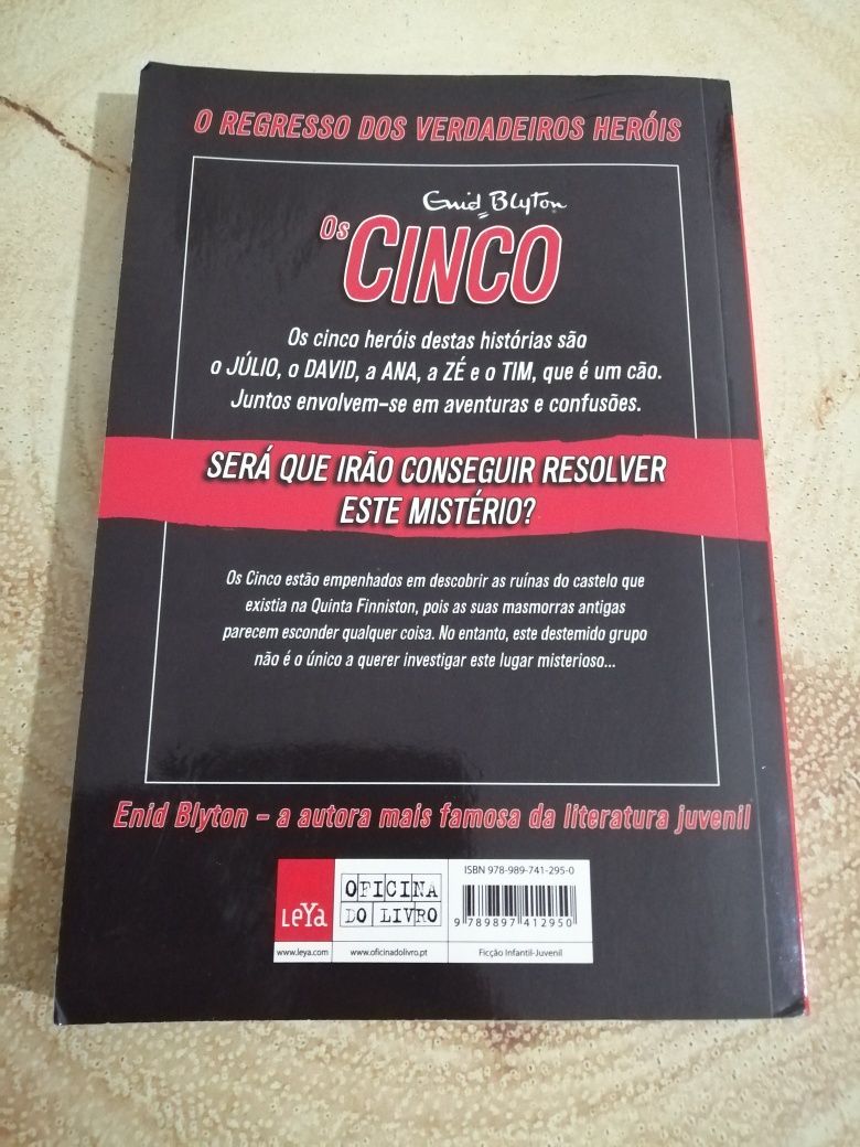 Livro Os Cinco Na Quinta Finniston