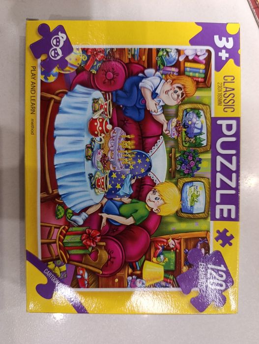 Продам пазли на 120 елементів