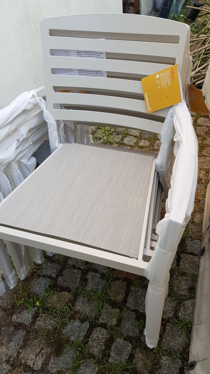 Ogrodowe krzesła aluminiowe, super cena