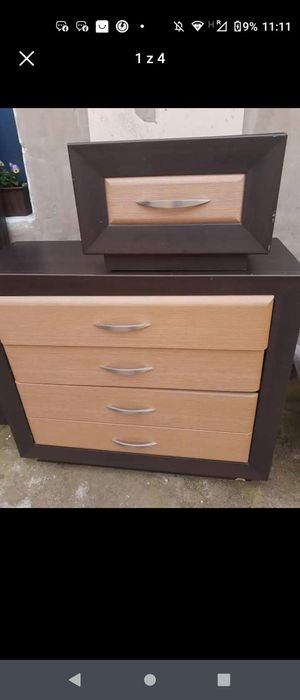 Łóżko komoda szafki nocne