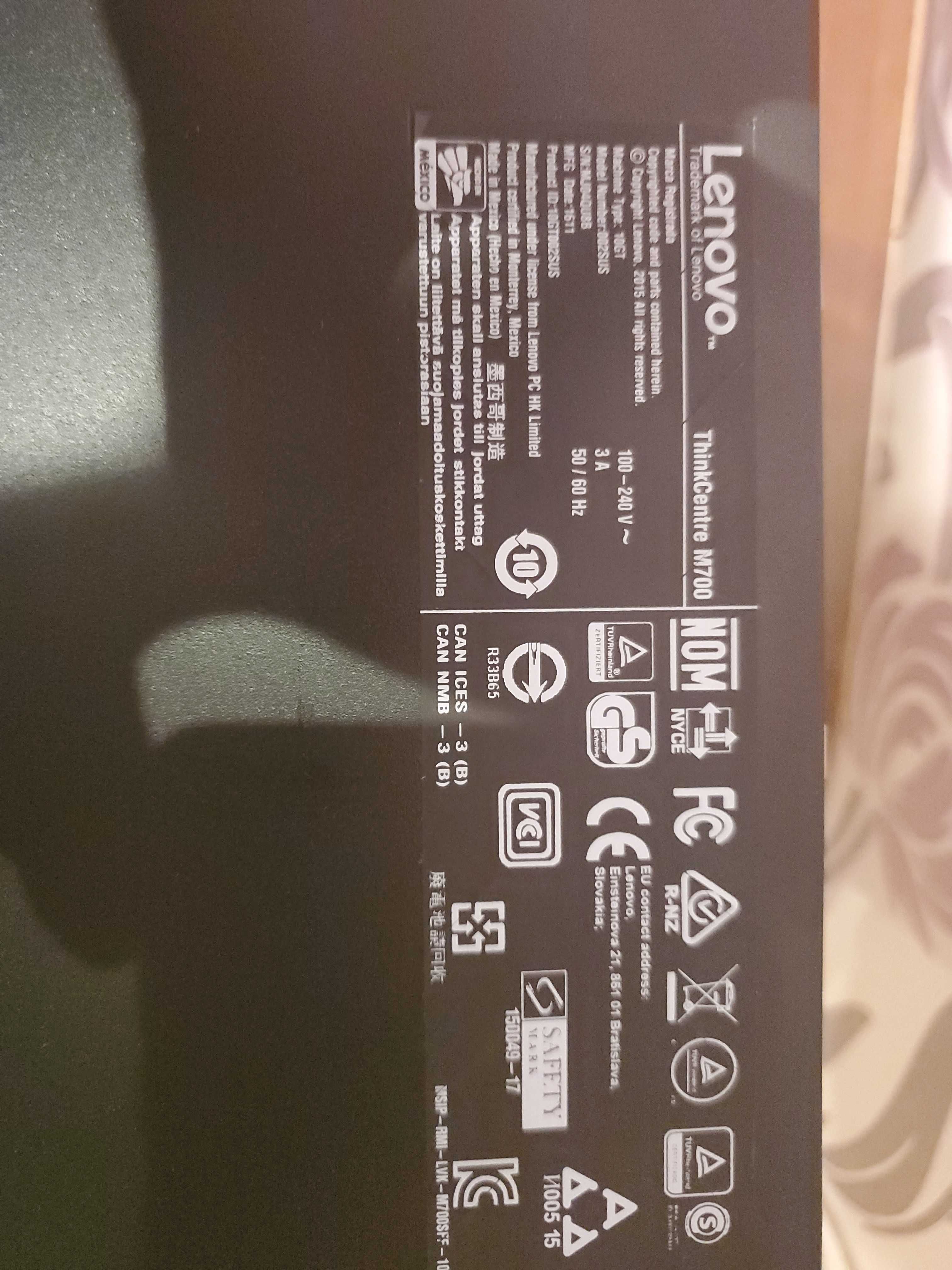 Lenovo ThinkCentre M700 SFF, i5-6400 2.7GHz, 8GB RAM