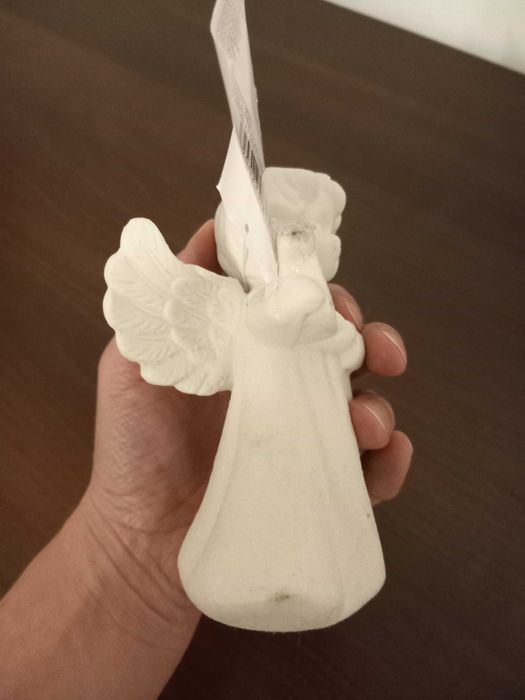 Figurka Anioł gips 13 cm