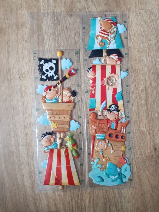 Pirat Miara wzrostu naklejka na meble ścianę