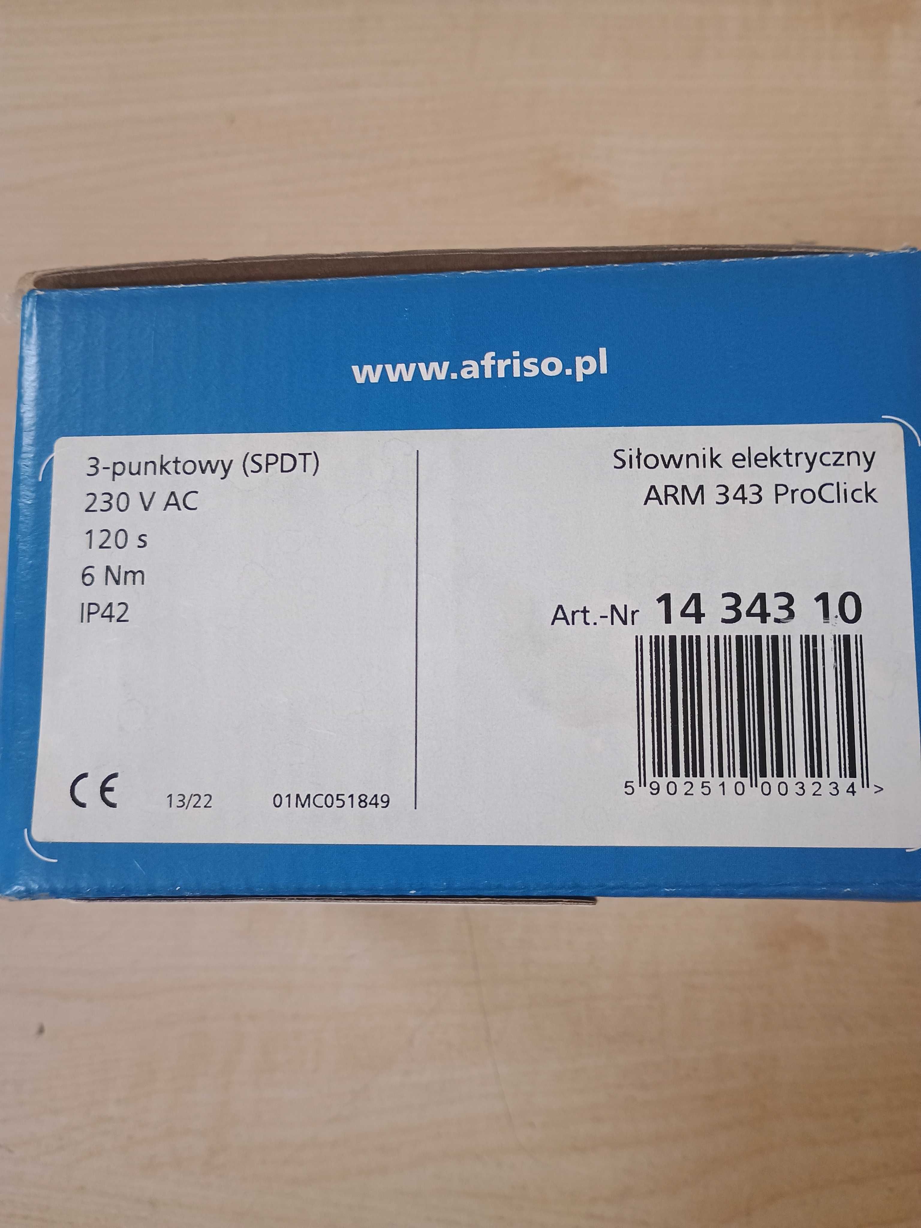 Siłownik elektryczny Afriso ARM 343 ProClick