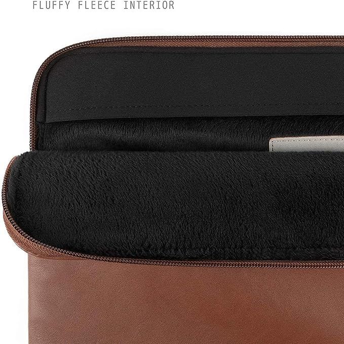 comfyable wąski ochronny brązowy pokrowiec na laptopa 15"