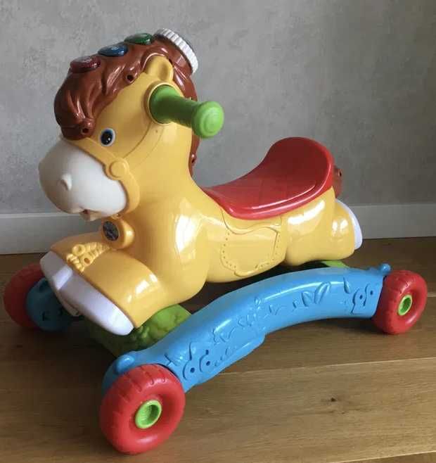 Jezdzik Interaktywny koń na biegunach jezdzik bujak po polsku Vtech 2