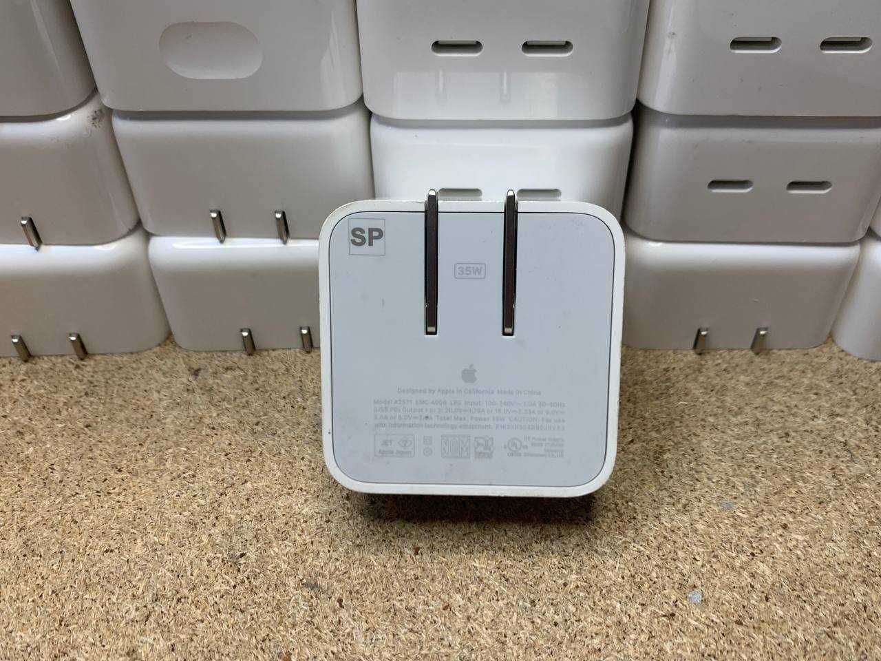 Оригінальний блок живлення Apple 35W Dual USB-C Port Cube