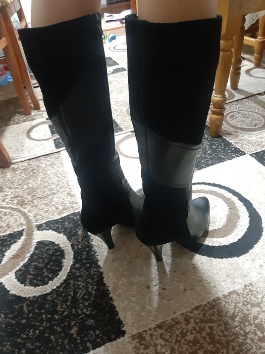 Сапоги жіночі чорні