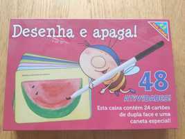 Jogo "Desenha e apaga" (+3anos)-Novo