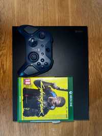Xbox ONE X PROJECT SCORPIO 1tb + Cyberpunk 2077 + Pad PATROL TECH