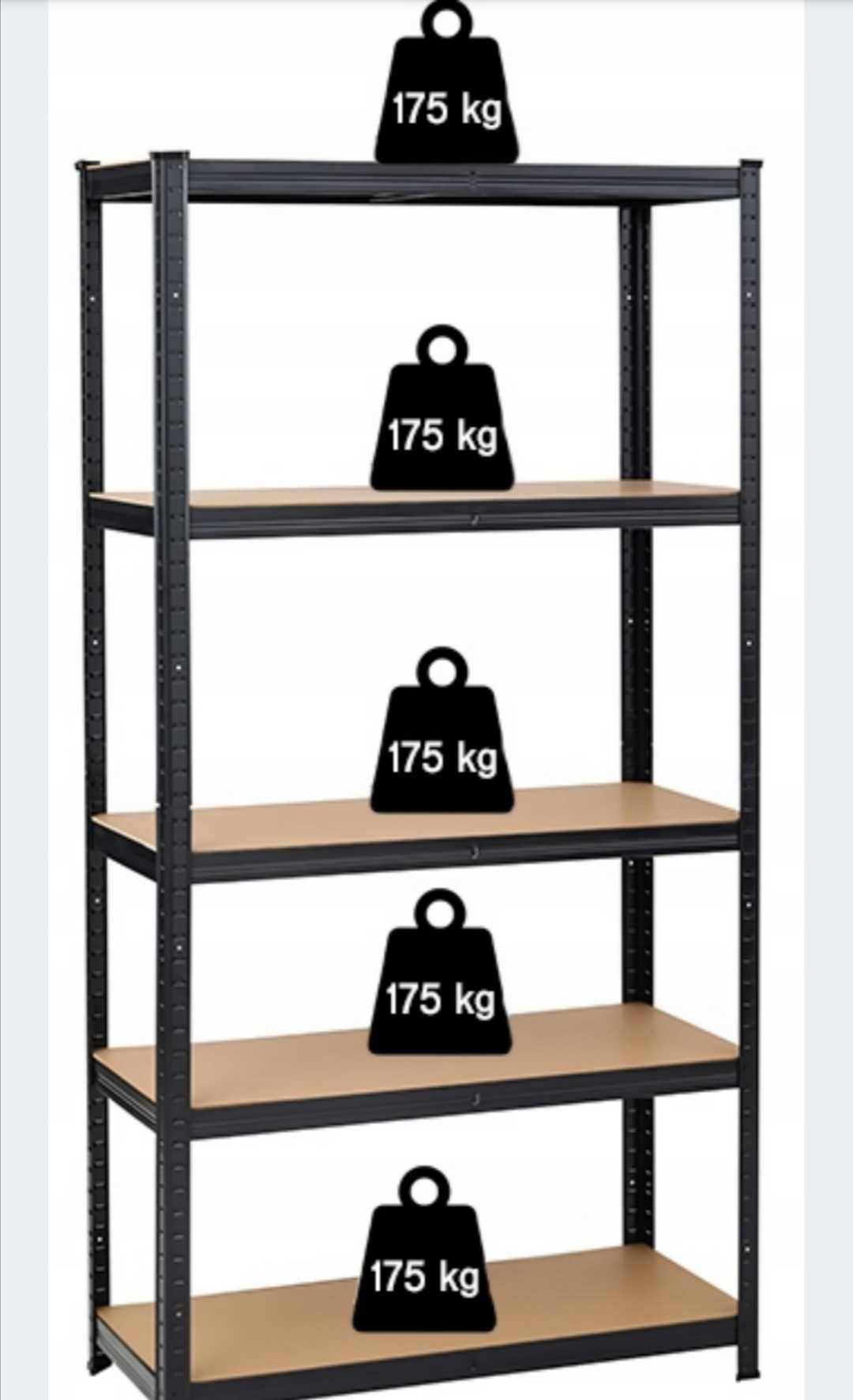 Regał metalowy - 180x90x40 cena już od 99 zł różne kolory, wymiary.
