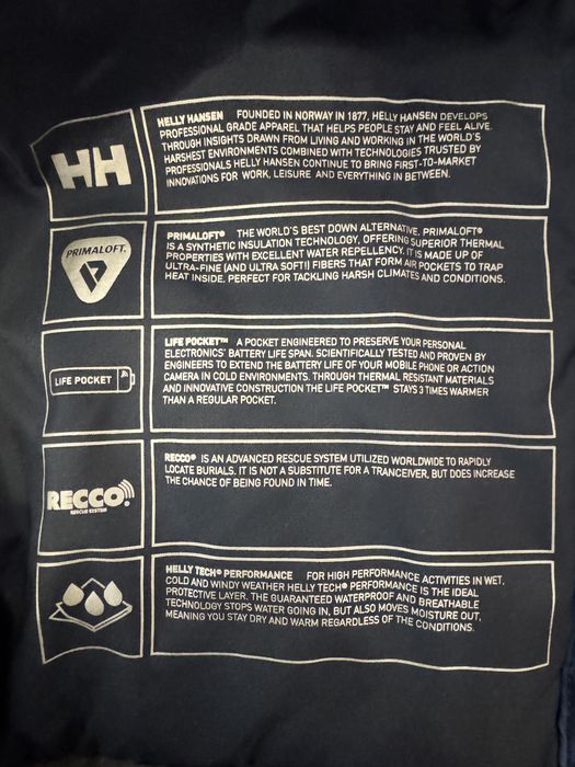 Kurtka zimowa narciarska Helly Hansen 140 HH