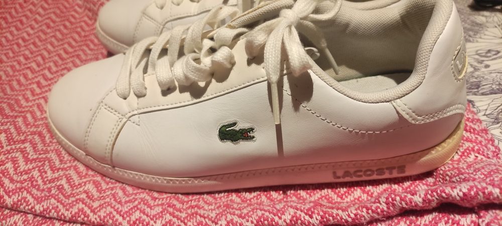 Sapatilhas Lacoste branca número 40