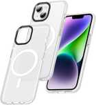 Dasfond etui do iPhone 13 iPhone 14 MagSafe mocne pancerne białe