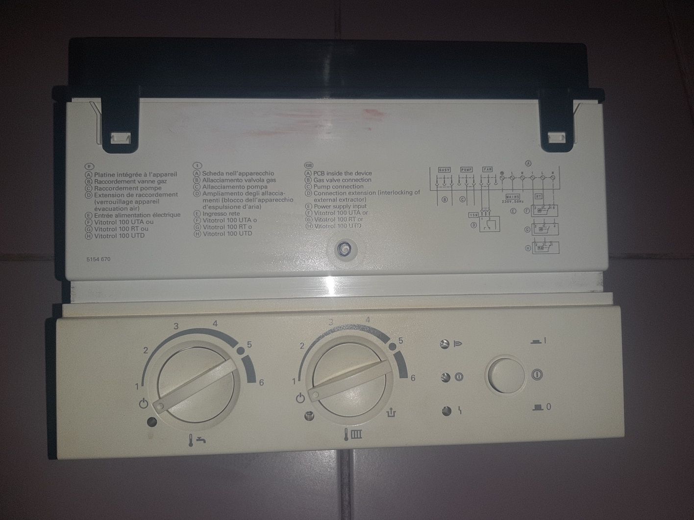 Viessmann vitopend 100 Wh1b плата