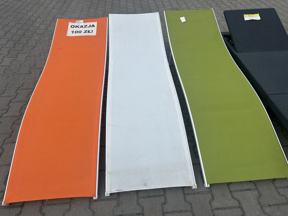Leżak ogrodowy różne kolory