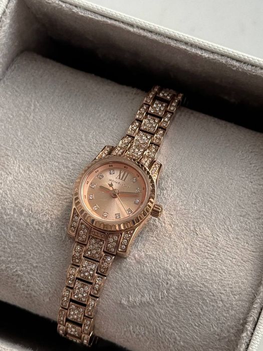 Годинник Michael Kors Mini Lexington Pavé Rose Gold-Tone Watch