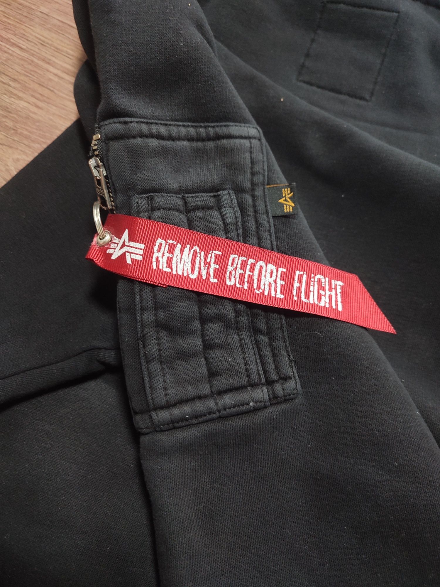 ALPHA INDUSTRIES кофта с лентой