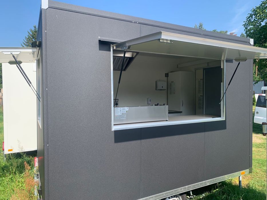 Przyczepa gastronomiczna 3,5m wynajem