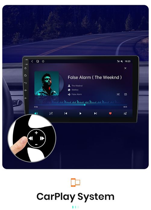 Rádio Android Carplay Chevrolet Aveo 2011 a 2014 GPS wifi BT NOVO