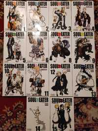 Soul Eater tomy 1-15 (bez 7)