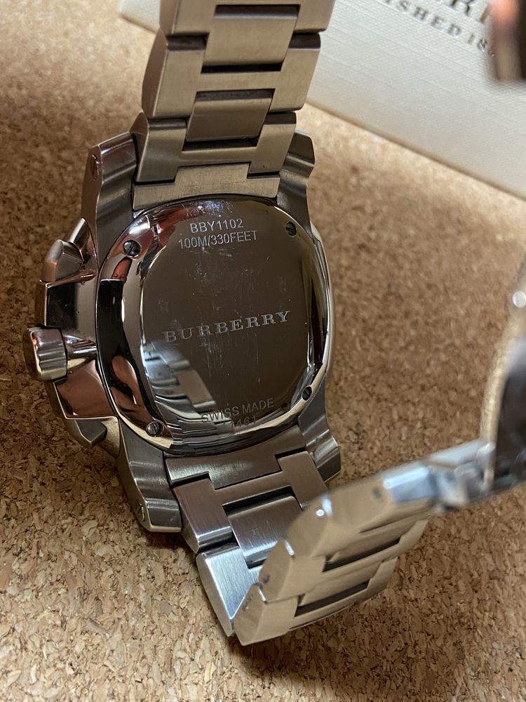 Zegarek  Burberry Britain BBY1102 47mm stan idealny