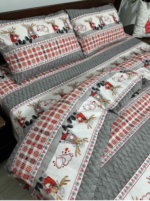 Новорічна постільна білизна , бязь голд люкс