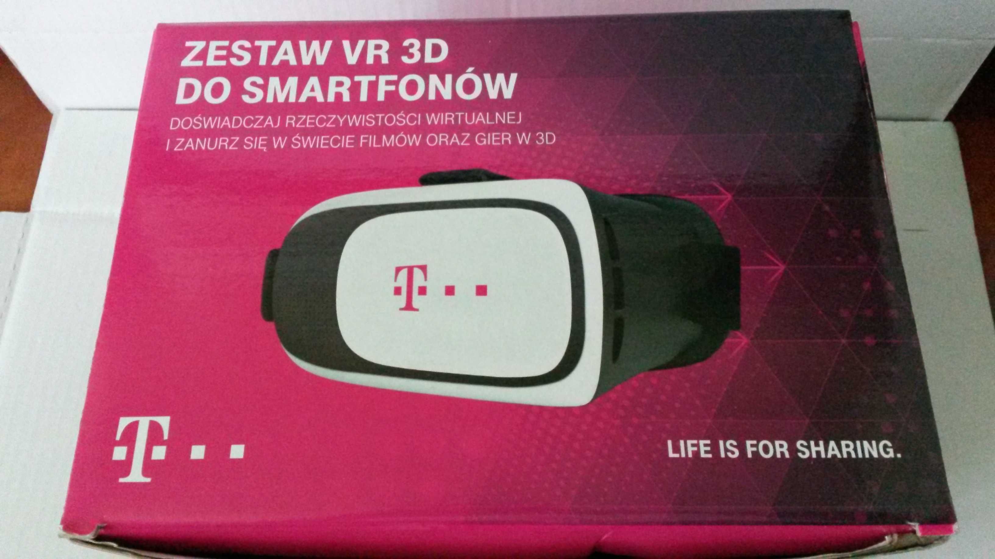 Gogle okulary VR 3D do smartfona T-Mobile