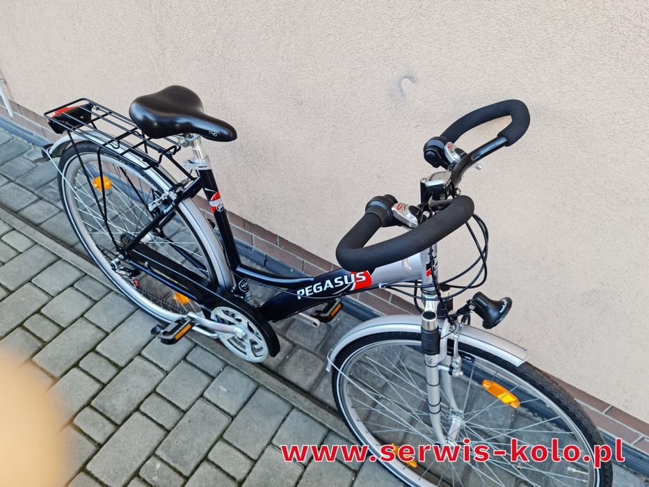 Rower damski damka trekkingowy PEGASUS koła 28 SHIMANO okazja rabat