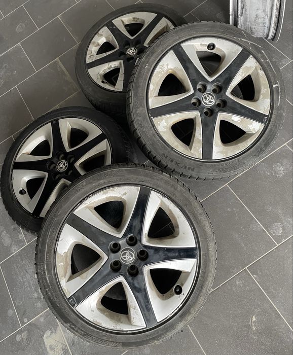 Toyota Prius IV 215 45 R 17 5x100 Komplet Kół Alu Zima Czujniki TPMS