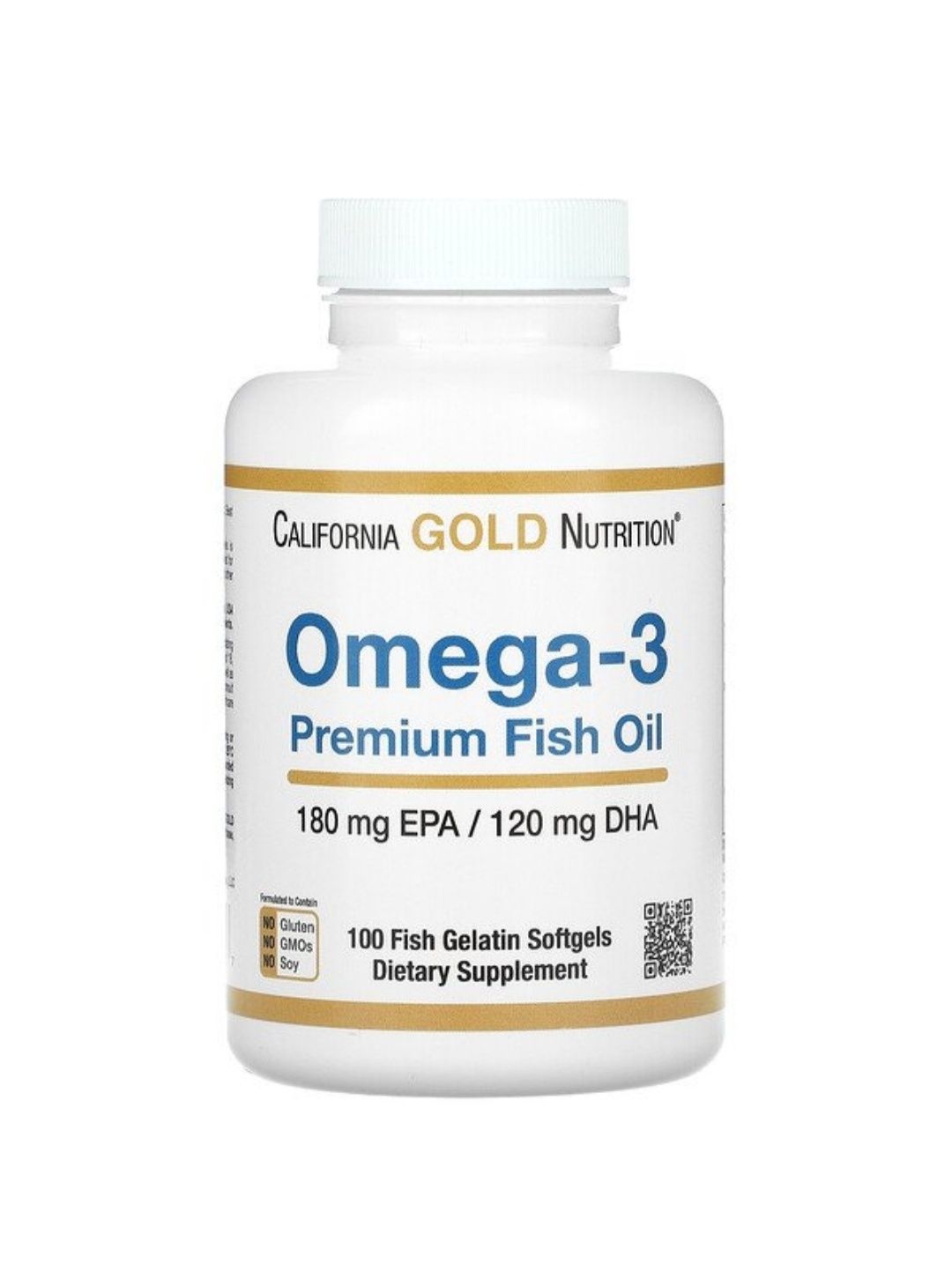 Омега-3 премиум-класса California gold nutrition. Рыбий жир Америка