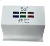 Ładowarka na kablu z podstawką na telefon 6x USB 3.1A