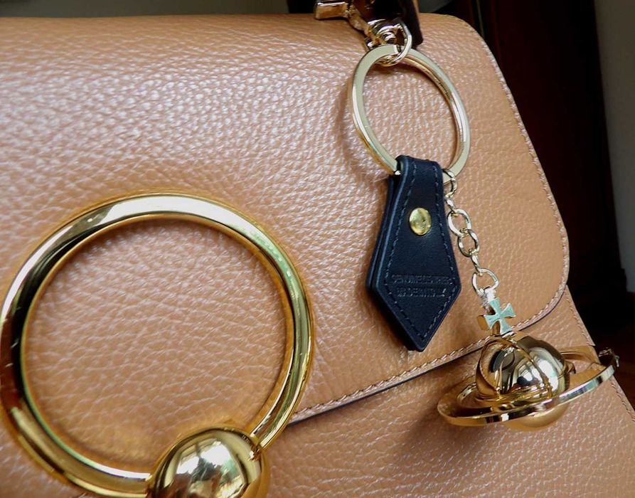 Vivienne Westwood luksusowy mosiężny brelok do torebki lub kluczy