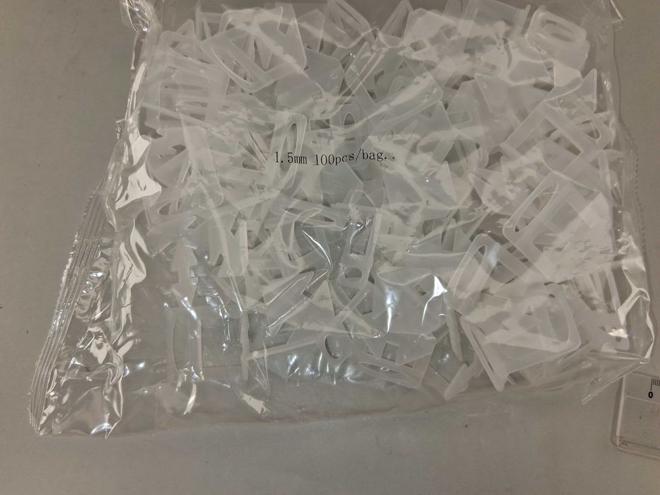 S238 Klipsy KlipsyDystansowe Płytki System Wyrównywania Poziomu 1.5mm