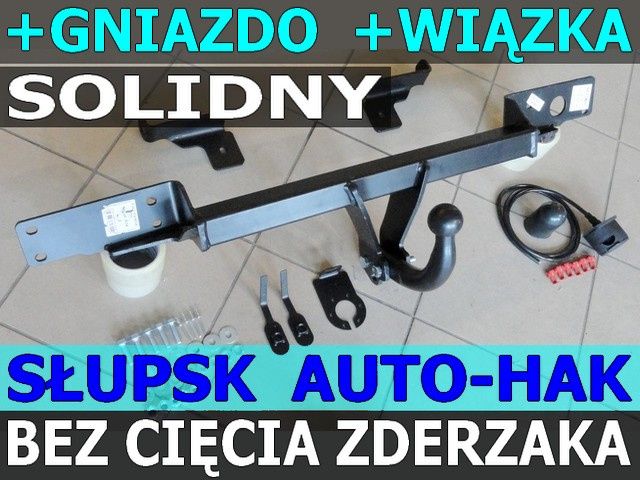 Słupsk Auto Hak Holowniczy+Wiązka FIAT PANDA 5D 2003do2012+2WD