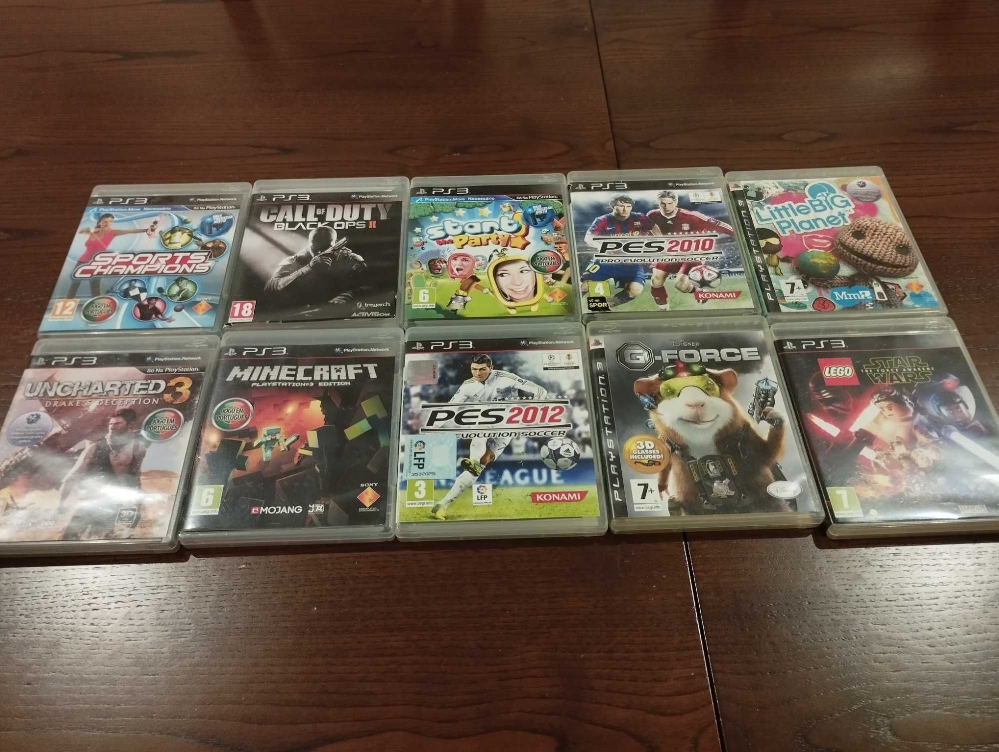 PlayStation3 (PS3) 80GB + 10 Jogos