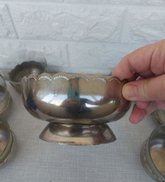 Сервиз ссср кобальтовое стекло