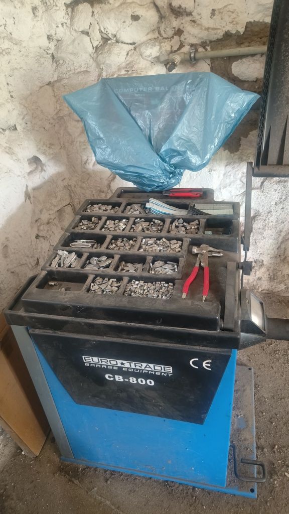 Zestaw Maszyn Wulkanizacji  Montażownica Wyważarka