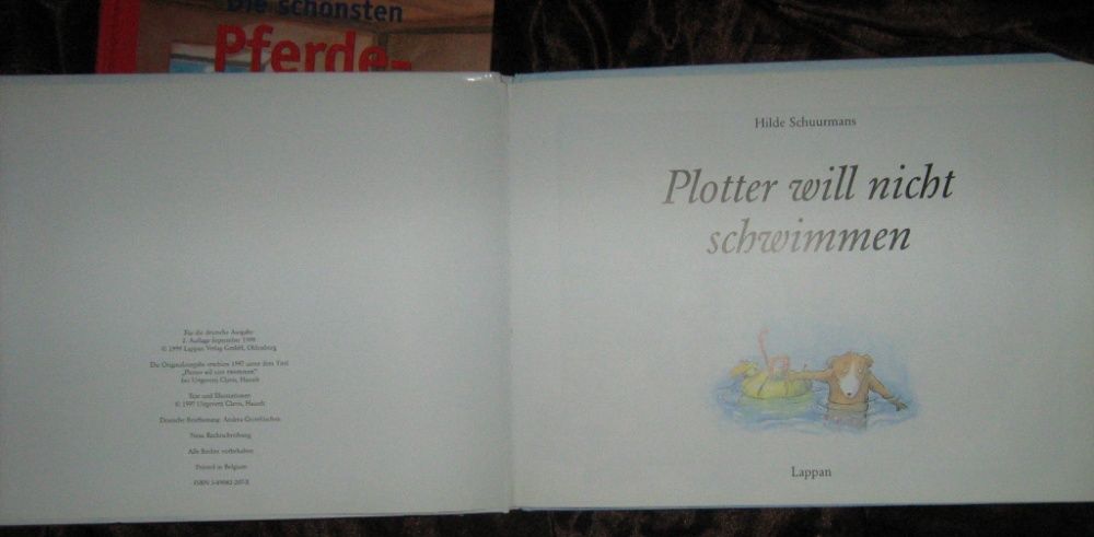 Детские книги на немецком Plotter will nicht schwimmen