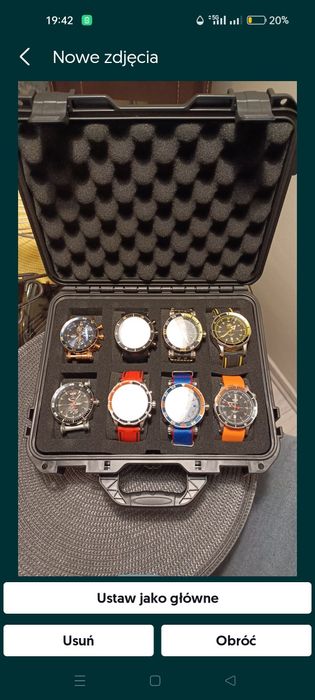 Box skrzynka pudełko walizka na 24 zegarki np Vostok Europe