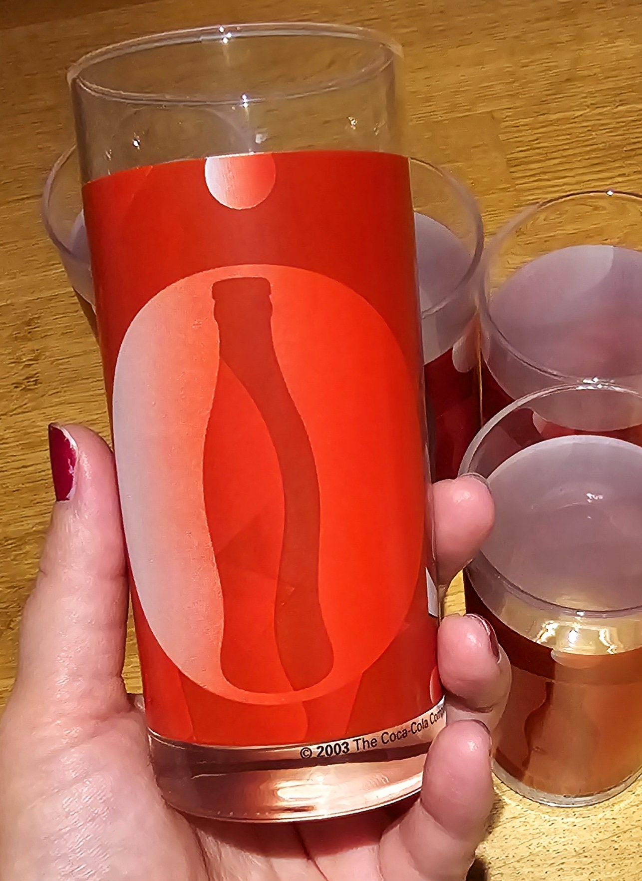 Coca Cola szklanki 8 sztuk