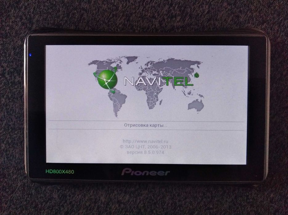 Автомобильный навигатор Pioneer HD 800x480