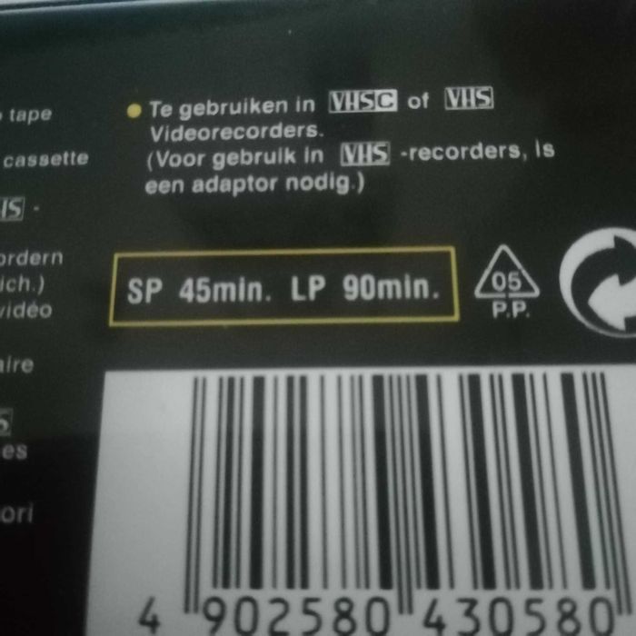 Kasety do kamery  VHS C Maxell GX black 45 nowe folia  Made in Japan