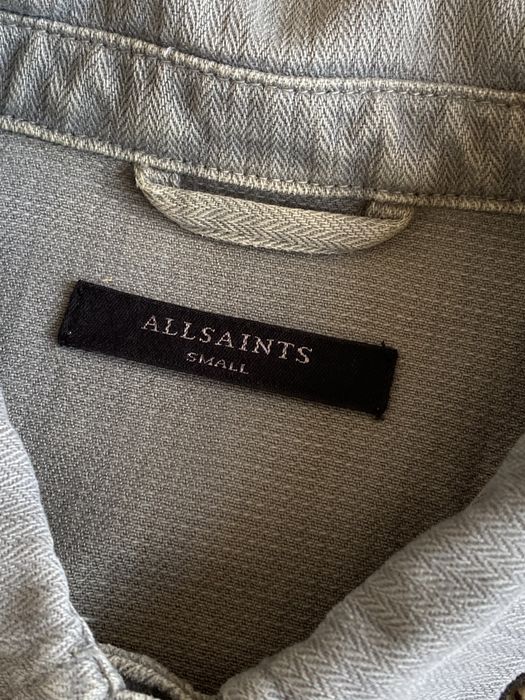 Kurtka jeansowa z cwiekami allsaints S