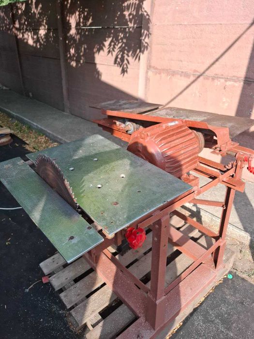 Циркулярка 380В с регулировками Пилорама Циркулярная пила с фуганком